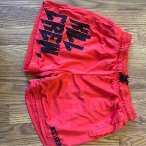 Kill Crew Bright Red Athletic Shorts